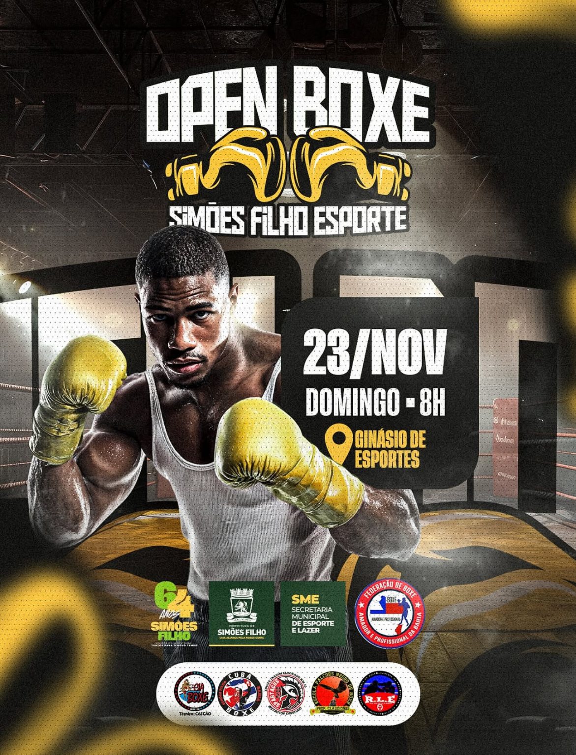 Prefeitura realiza o 1º Campeonato de Boxe “Open Boxe” em Simões Filho