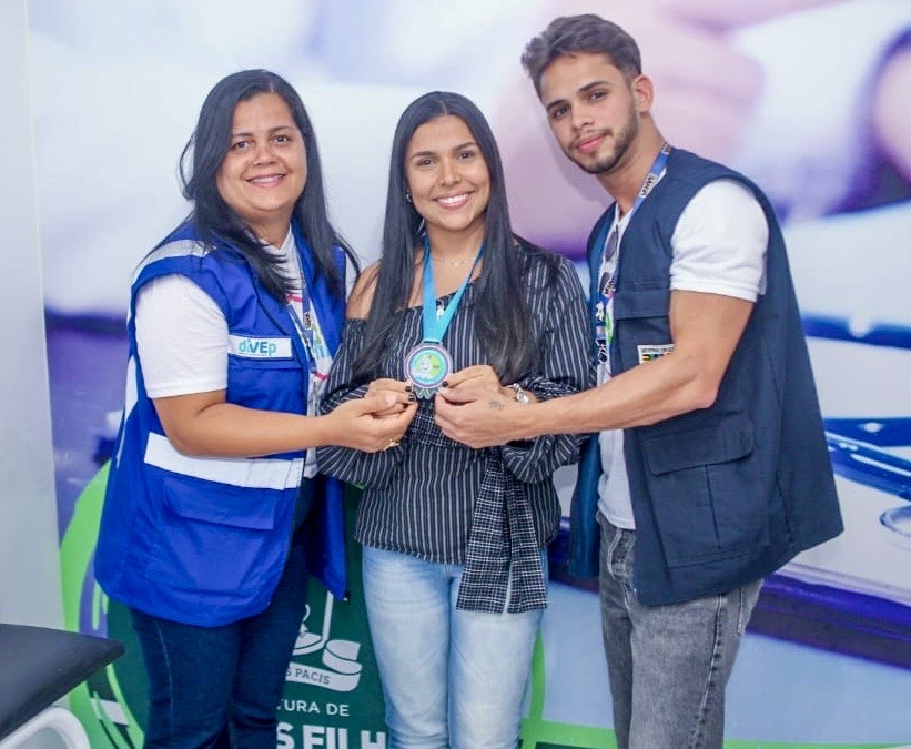 Município realiza Dia D da Vacinação contra a Influenza com sucesso e recebe medalha "Município Amigo da Vacina"