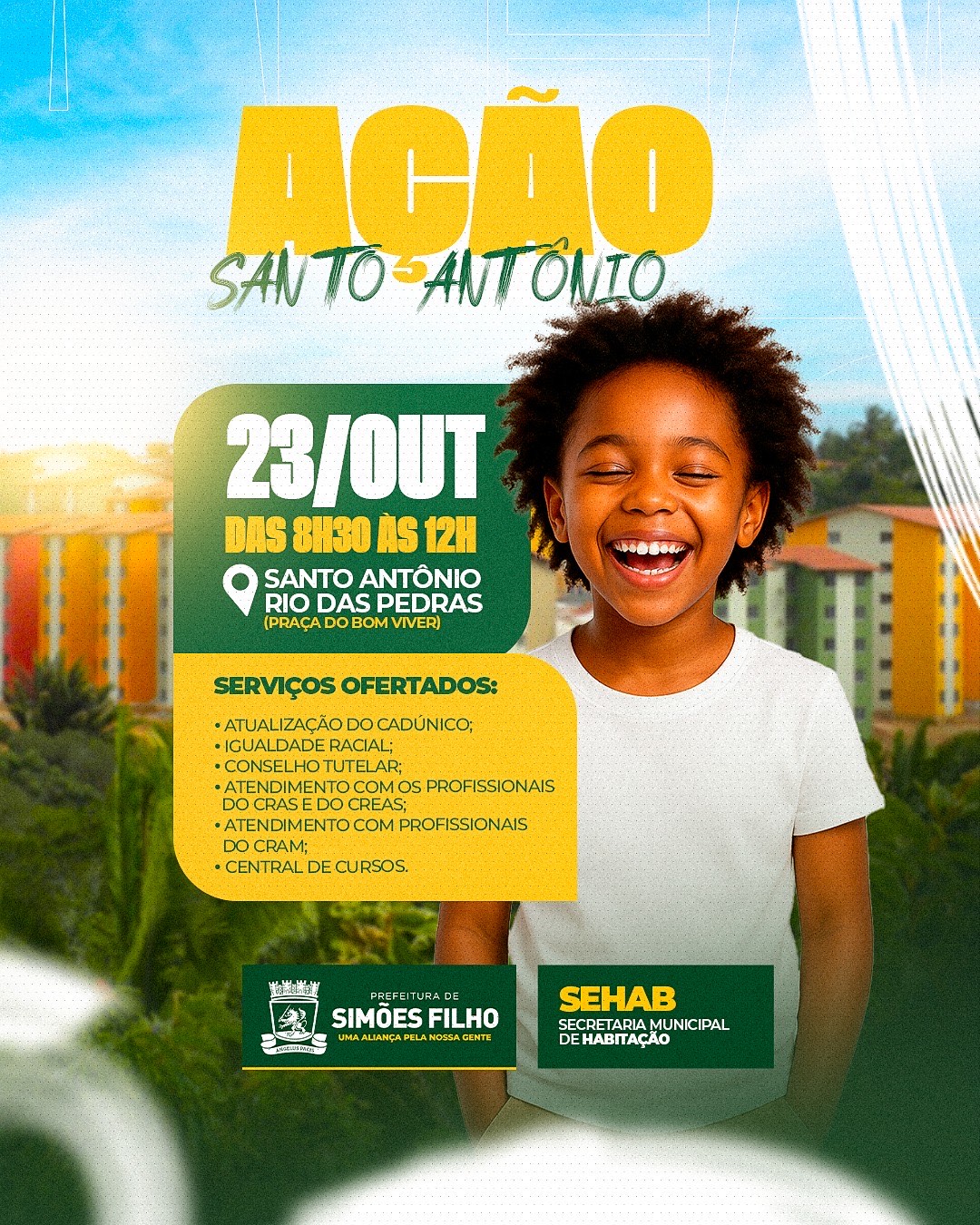 Prefeitura leva Projeto Social de Pós-Ocupação a Santo Antônio do Rio das Pedras nesta quinta (23)