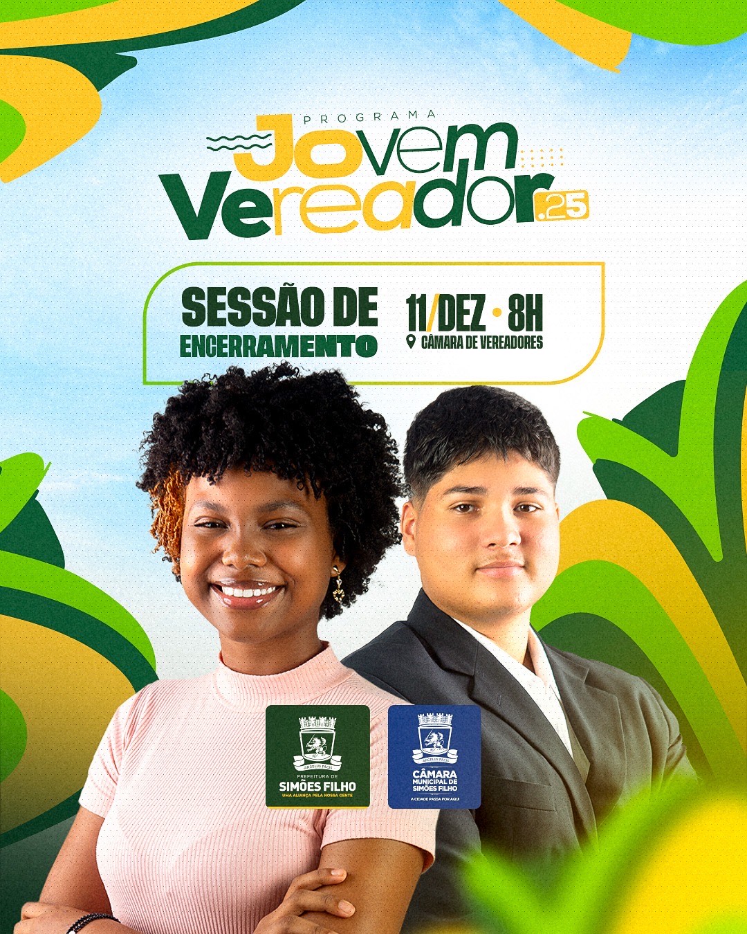 Simões Filho: Prefeitura promove última sessão do Programa Jovem Vereador nesta quinta-feira (11)