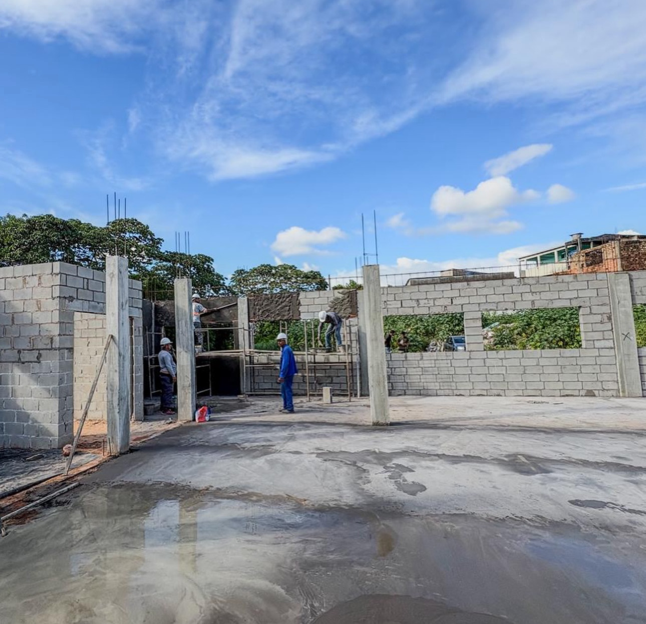 Construção da nova UBS do CIA 1 segue em ritmo de avanço conforme cronograma