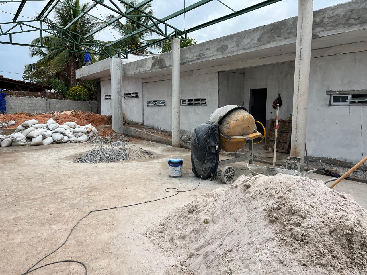 Obra da Creche do Cristo Rei se aproxima da fase final e mantém avanço no cronograma