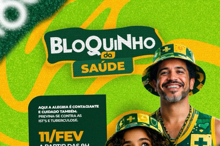 Bloquinho da Saúde leva conscientização sobre ISTs e tuberculose às ruas durante o Carnaval